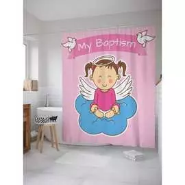 Шторка-занавеска для ванной JOYARTY