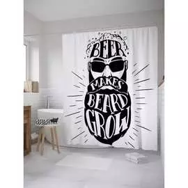 Шторка-занавеска для ванной JOYARTY