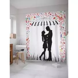 Шторка-занавеска для ванной JOYARTY