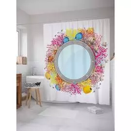 Шторка-занавеска для ванной JOYARTY