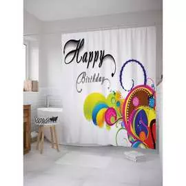 Шторка-занавеска для ванной JOYARTY