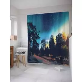 Шторка-занавеска для ванной JOYARTY