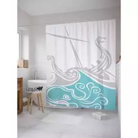 Шторка-занавеска для ванной JOYARTY