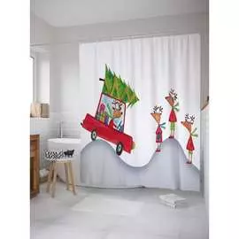 Шторка-занавеска для ванной JOYARTY