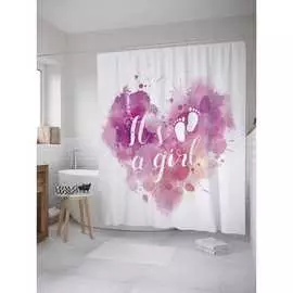 Шторка-занавеска для ванной JOYARTY