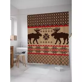 Шторка-занавеска для ванной JOYARTY