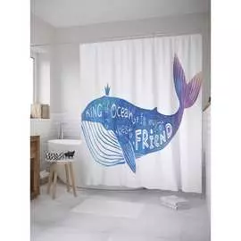 Шторка-занавеска для ванной JOYARTY