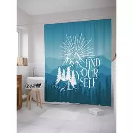 Шторка-занавеска для ванной JOYARTY