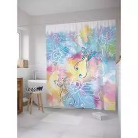 Шторка-занавеска для ванной JOYARTY