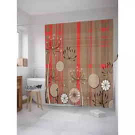 Шторка-занавеска для ванной JOYARTY