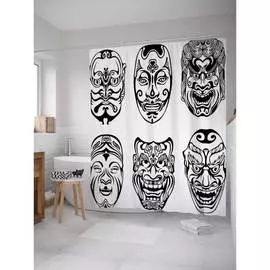 Шторка-занавеска для ванной JOYARTY