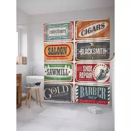 Шторка-занавеска для ванной JOYARTY