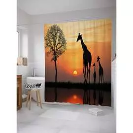 Шторка-занавеска для ванной JOYARTY