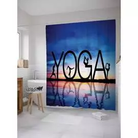 Шторка-занавеска для ванной JOYARTY