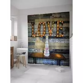 Шторка-занавеска для ванной JOYARTY