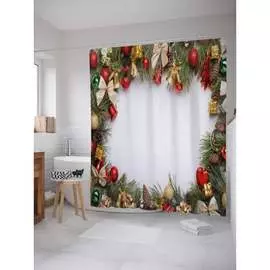 Шторка-занавеска для ванной JOYARTY