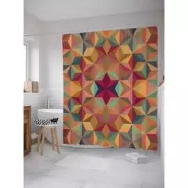 Шторка-занавеска для ванной JOYARTY