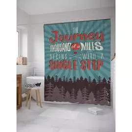 Шторка-занавеска для ванной JOYARTY