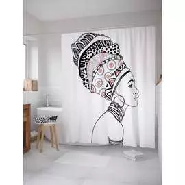 Шторка-занавеска для ванной JOYARTY