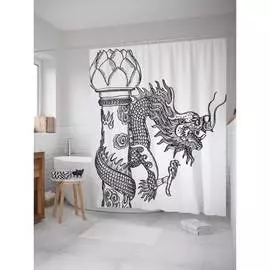 Шторка-занавеска для ванной JOYARTY