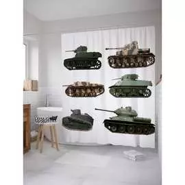 Шторка-занавеска для ванной JOYARTY