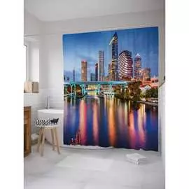 Шторка-занавеска для ванной JOYARTY