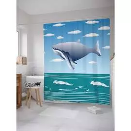 Шторка-занавеска для ванной JOYARTY