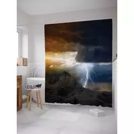 Шторка-занавеска для ванной JOYARTY