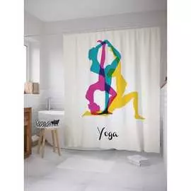 Шторка-занавеска для ванной JOYARTY