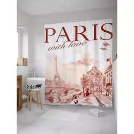 Шторка-занавеска для ванной JOYARTY