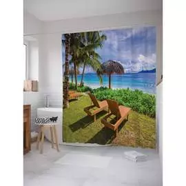 Шторка-занавеска для ванной JOYARTY