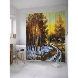 Шторка-занавеска для ванной JOYARTY