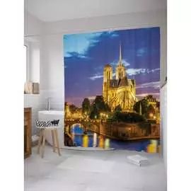 Шторка-занавеска для ванной JOYARTY