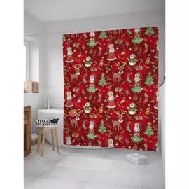 Шторка-занавеска для ванной JOYARTY