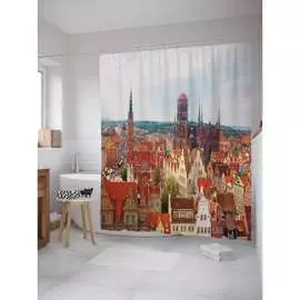 Шторка-занавеска для ванной JOYARTY