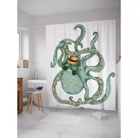 Шторка-занавеска для ванной JOYARTY