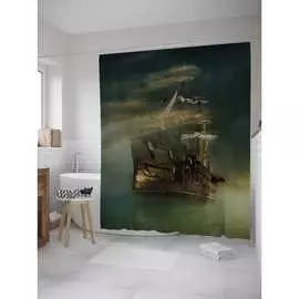 Шторка-занавеска для ванной JOYARTY