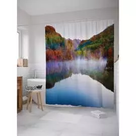 Шторка-занавеска для ванной JOYARTY