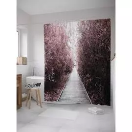 Шторка-занавеска для ванной JOYARTY