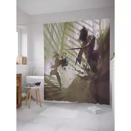 Шторка-занавеска для ванной JOYARTY