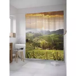 Шторка-занавеска для ванной JOYARTY