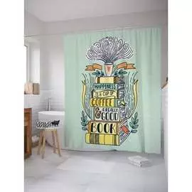 Шторка-занавеска для ванной JOYARTY