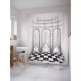 Шторка-занавеска для ванной JOYARTY