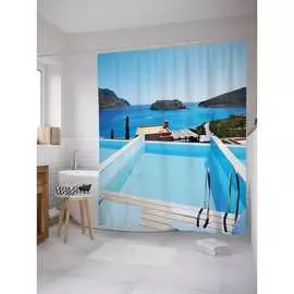 Шторка-занавеска для ванной JOYARTY