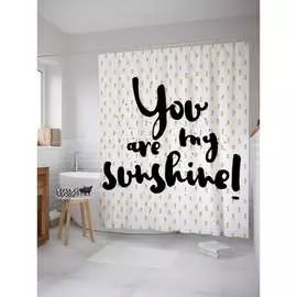 Шторка-занавеска для ванной JOYARTY