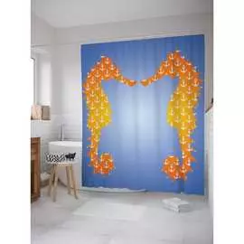 Шторка-занавеска для ванной JOYARTY