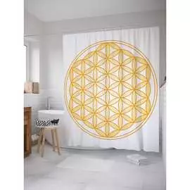 Шторка-занавеска для ванной JOYARTY