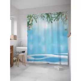 Шторка-занавеска для ванной JOYARTY