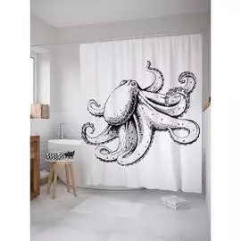 Шторка-занавеска для ванной JOYARTY