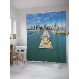 Шторка-занавеска для ванной JOYARTY